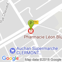 carte de la Pharmacie Leon Blum