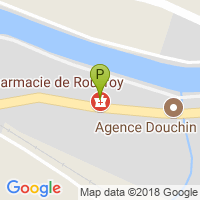 carte de la Pharmacie de Rouvroy