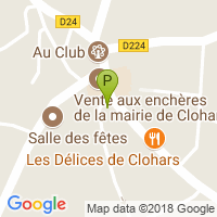 carte de la Pharmacie de Clohars