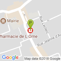 carte de la Pharmacie de l'Orne