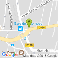 carte de la Pharmacie de la Gare