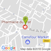carte de la Pharmacie du Prat