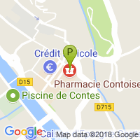 carte de la Pharmacie Contoise