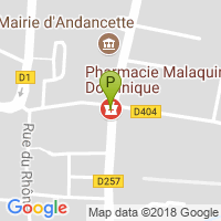 carte de la Pharmacie Malaquin