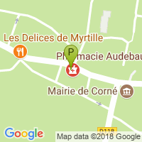 carte de la Pharmacie Audebault