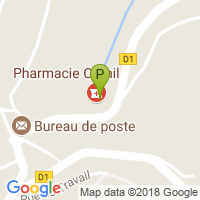 carte de la Pharmacie des Cyclamens