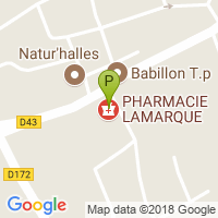 carte de la Pharmacie Lamarque