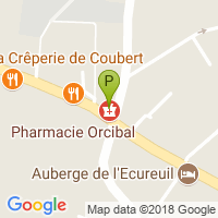 carte de la Pharmacie Orcibal