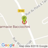 carte de la Pharmacie Bacciochini