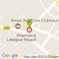 carte de la Pharmacie Lebegue