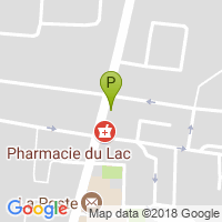 carte de la Pharmacie du Lac