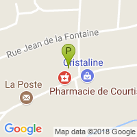 carte de la Pharmacie de Courtisols