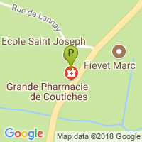 carte de la Pharmacie Grande de Coutiches