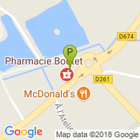 carte de la Pharmacie Boutet