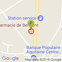 carte de la Pharmacie de Bel Font