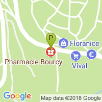carte de la Pharmacie Bourcy