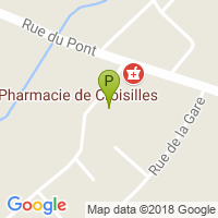 carte de la Pharmacie de Croisilles