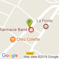 carte de la Pharmacie Barre Thomas