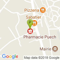 carte de la Pharmacie Puechurl