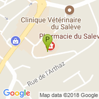 carte de la Pharmacie du Saleve