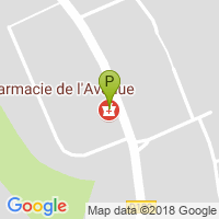 carte de la Pharmacie de l'avenue