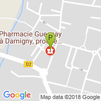 carte de la Pharmacie Guesnay Daniele