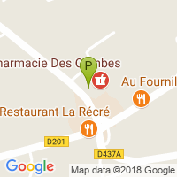 carte de la Pharmacie des Combes