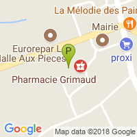 carte de la Pharmacie Grimaud