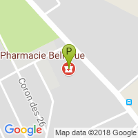 carte de la Pharmacie Bellevue