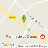 carte de la Pharmacie de Denguin