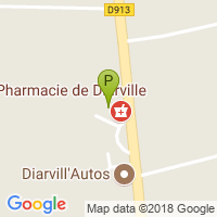 carte de la Pharmacie de Diarville