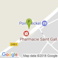 carte de la Pharmacie Saint Gall