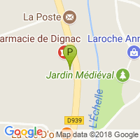 carte de la Pharmacie de Dignac