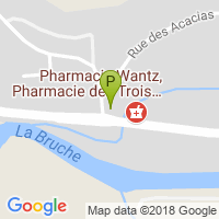 carte de la Pharmacie des Trois Vallees