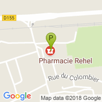 carte de la Pharmacie Rehel