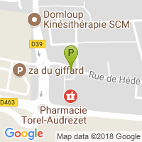 carte de la Pharmacie Torel Audrezet