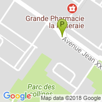 carte de la Grande Pharmacie la Roseraie