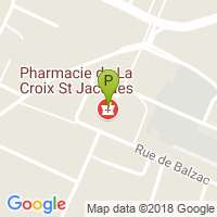 carte de la Pharmacie Croix Saint Jacques