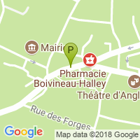carte de la Pharmacie Boivineau Halley