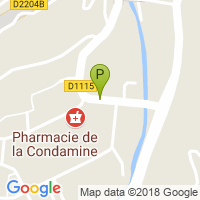 carte de la Pharmacie de la Condamine