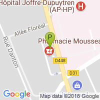 carte de la Pharmacie Mousseau