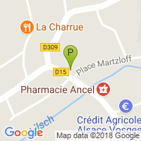 carte de la Pharmacie Husson