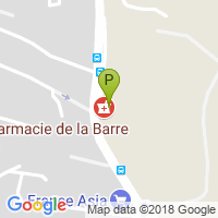 carte de la Pharmacie de la Barre