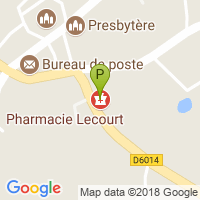 carte de la Pharmacie Lecourt