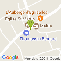 carte de la Pharmacie d'Egriselles