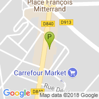 carte de la Pharmacie des Deux Rives