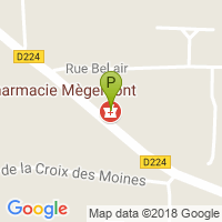 carte de la Pharmacie Megemont