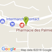 carte de la Pharmacie des Palmiers