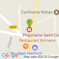 carte de la Pharmacie Saint Come