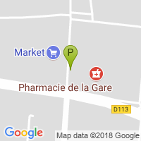 carte de la Pharmacie de la Gare